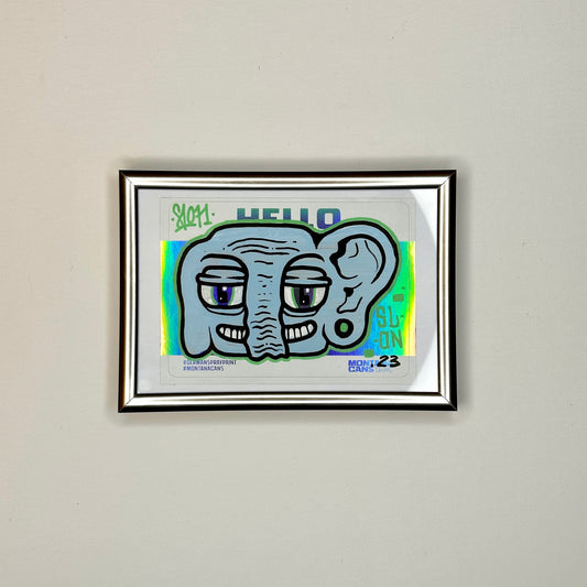 Hear Me Out Graffiti Sticker Framed Front