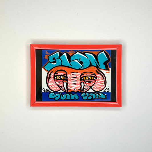 No Sleep Graffiti Sticker Framed Front