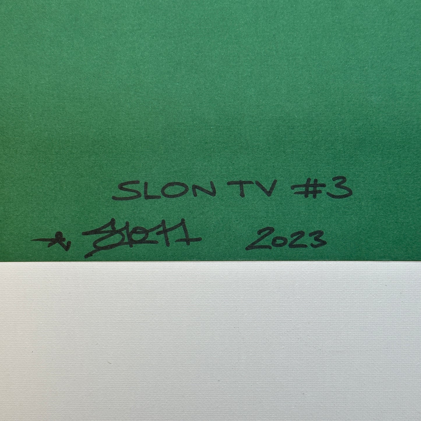 Slon Tv 3 Cyber Print Art Print Close Up Tag