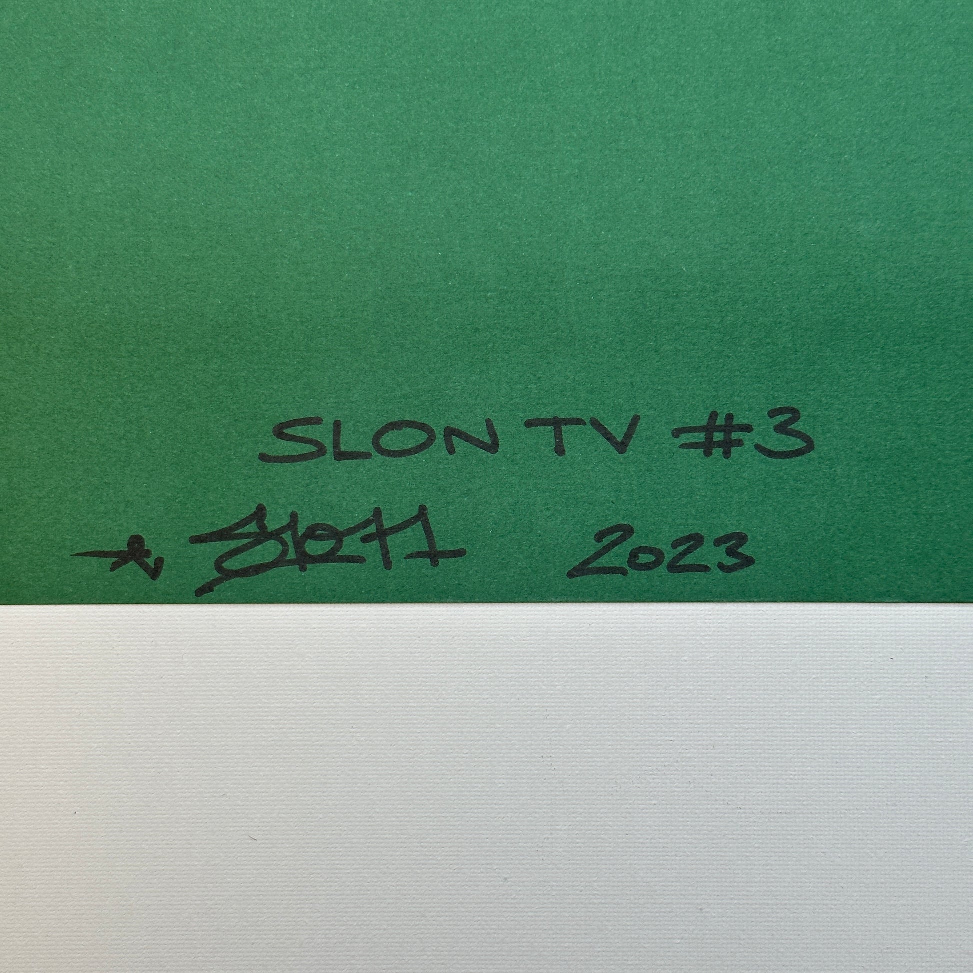 Slon Tv 3 Cyber Print Art Print Close Up Tag