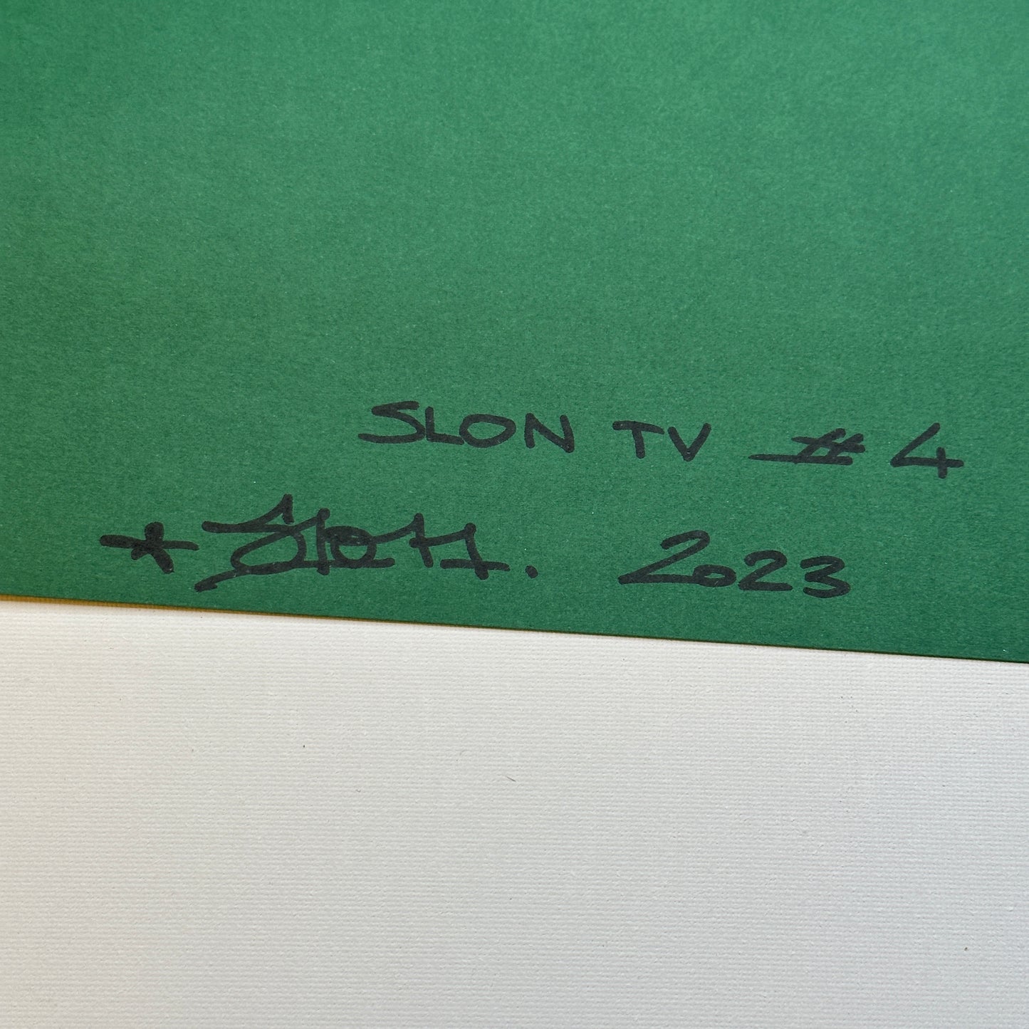 Slon Tv 4 Cyber Print Art Print Close Up Tag