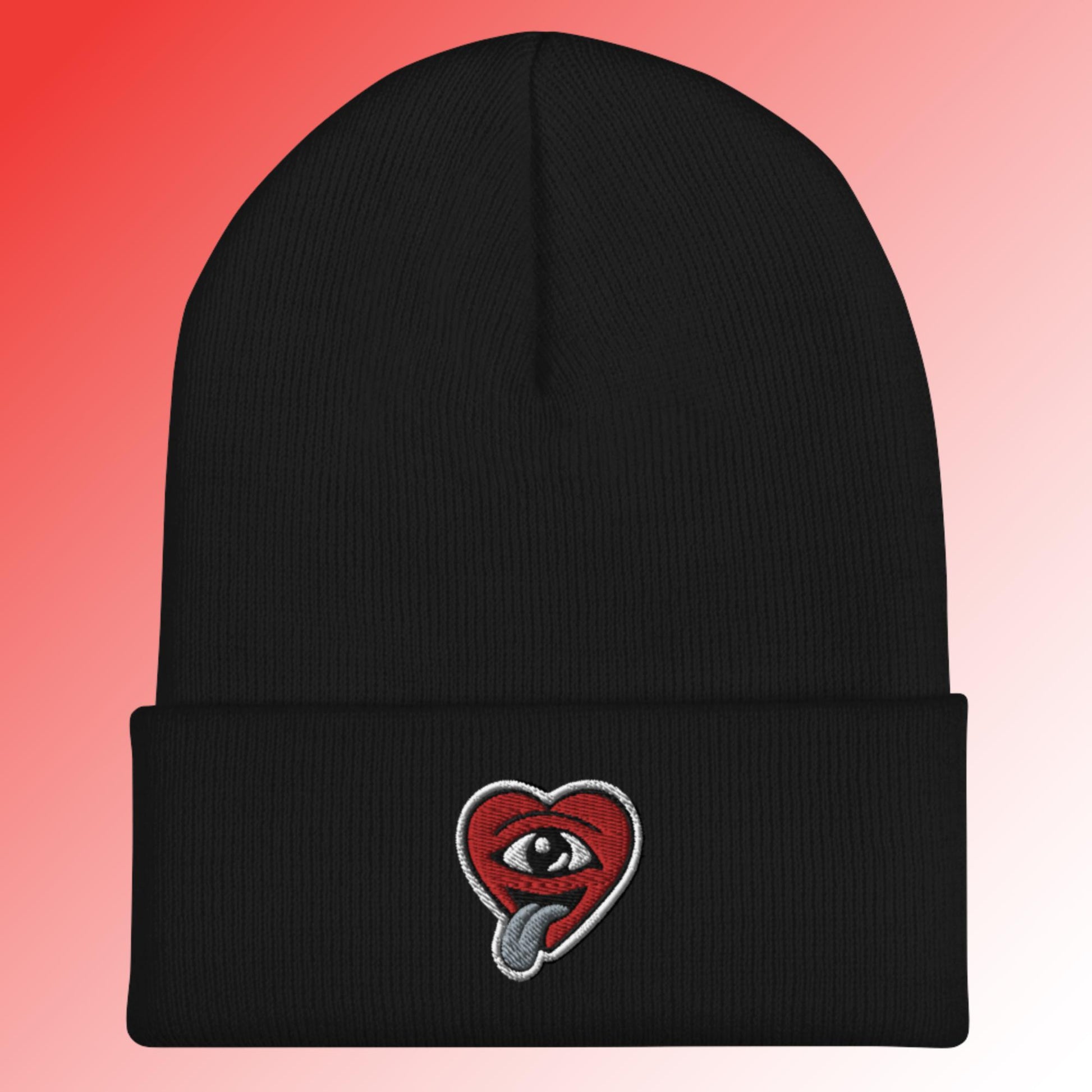 slon beanie love heart warm winter grafitti streetwear skatebrand skateboarding