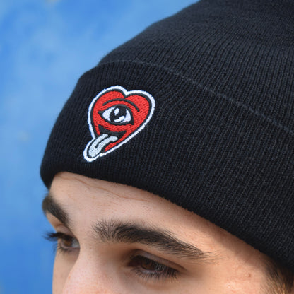 slon warm heart beanie grafitti streetwear skateboarding skatebrand