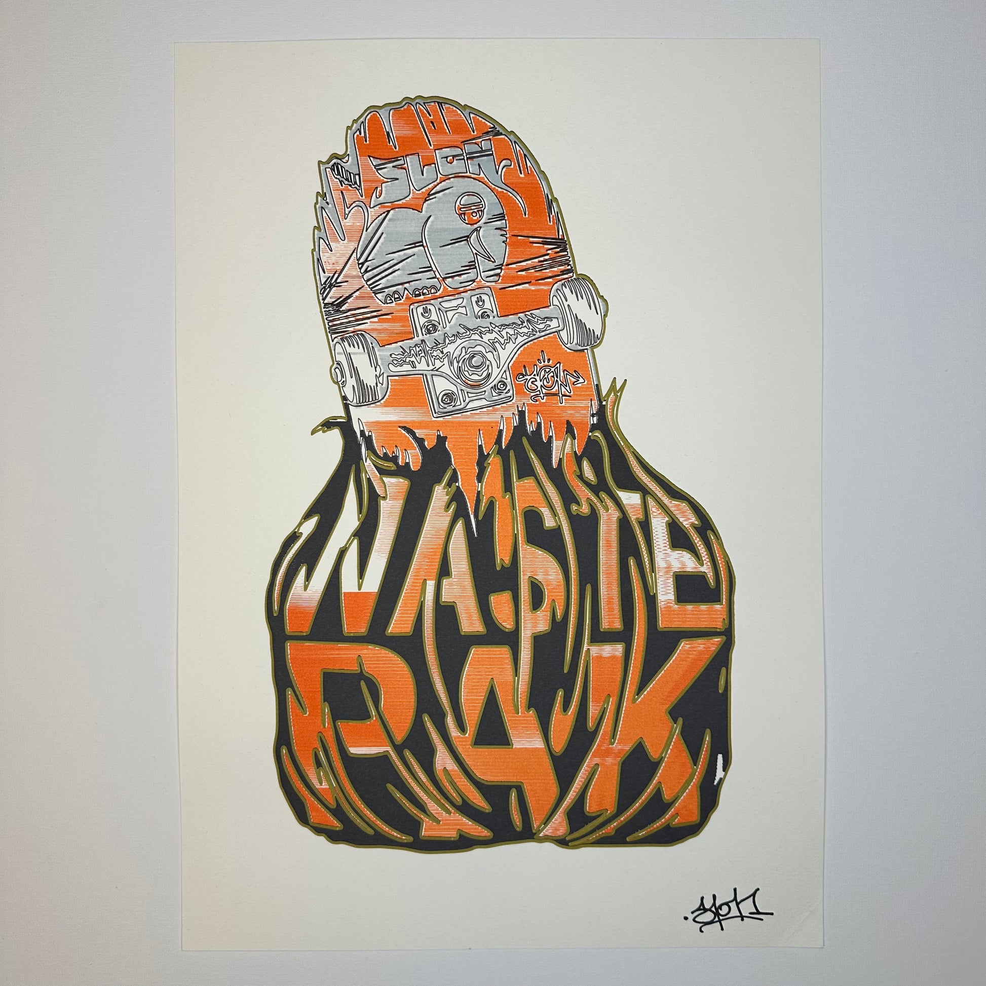 slon wastepak cyberprint skateboarding grafitti skatebrand cyberprint artprint